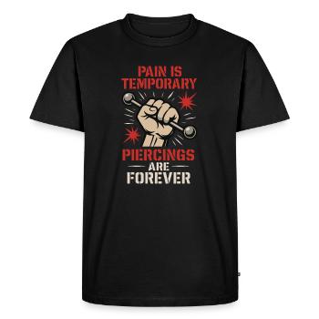 Piercing Addict Body Mod Enthusiast - T-shirt Premium bio Homme - noir - Devant - Nico (187cm)