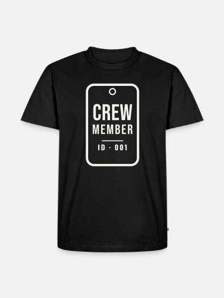 Événement du personnel de l’équipe d’identification des membres d’équipage Tag Tag Badge - T-shirt Premium bio Homme - noir