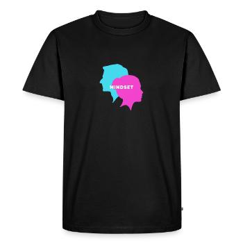 experience - Men's Premium Organic T-Shirt - black - Front - Nico (187cm)