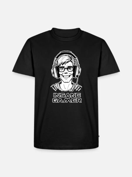 Joueur fou - T-shirt Premium bio Homme - noir