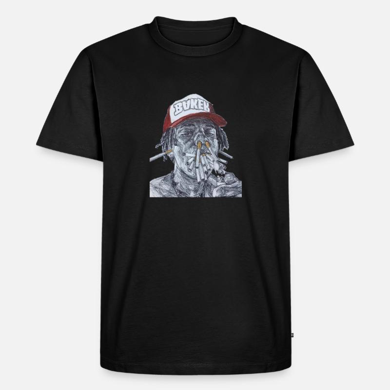Zillakami - Männer Premium Bio T-Shirt - Schwarz
