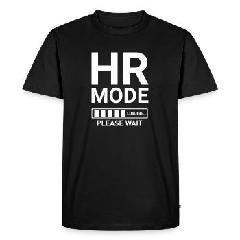 HR Mode Loading Please Wait - Men's Premium Organic T-Shirt - black - Front - Nico (187cm)