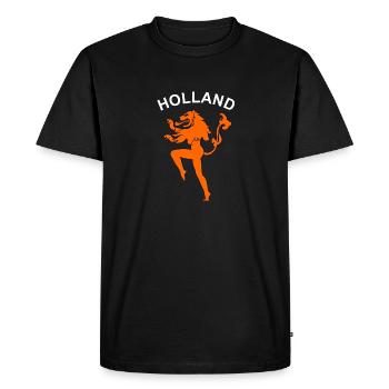 Lionne de Hollande - T-shirt Premium bio Homme - noir - Devant - Nico (187cm)