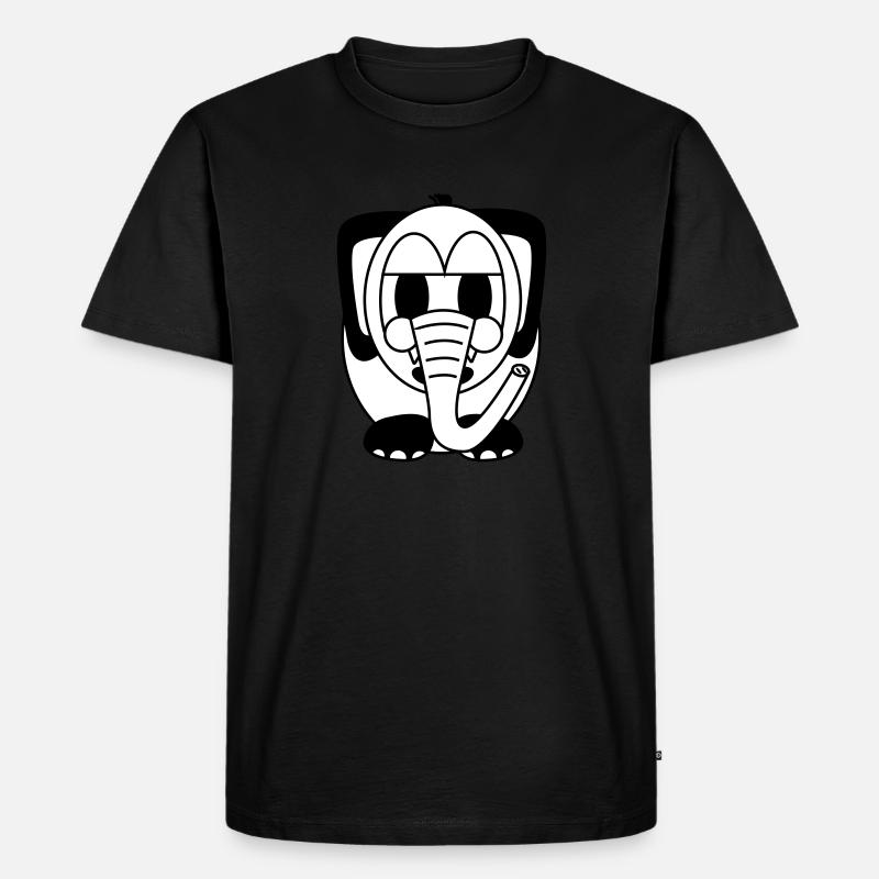 Okay - Männer Premium Bio T-Shirt - Schwarz