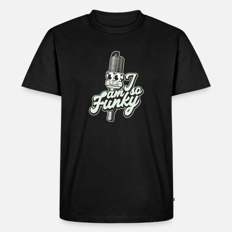 I am so Funky - Männer Premium Bio T-Shirt - Schwarz
