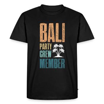 Équipage de la fête à Bali - T-shirt Premium bio Homme - noir - Devant - Nico (187cm)