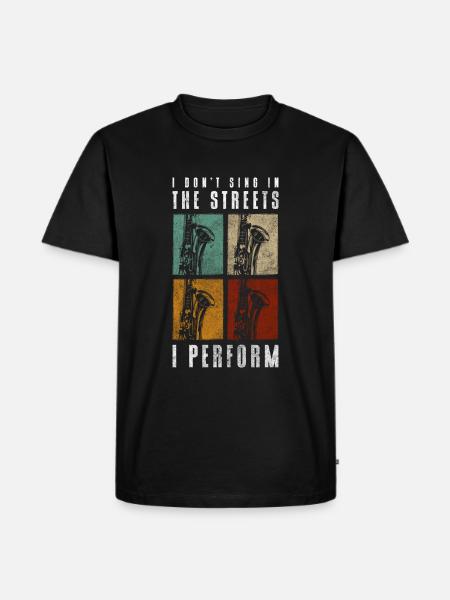 Spectacle de déversements de rue - T-shirt Premium bio Homme - noir