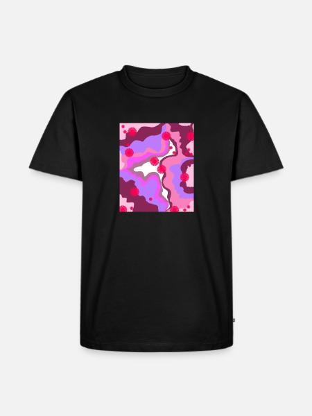 Retro print - Men's Premium Organic T-Shirt - black