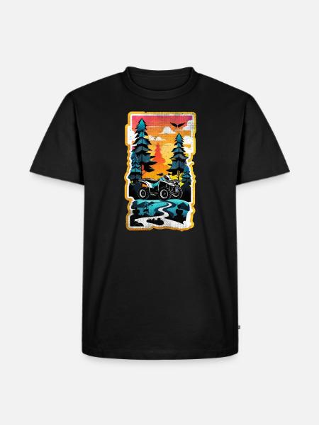 Quad & Off-Road - Men's Premium Organic T-Shirt - black