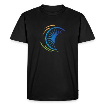 Inde FLAG Graphics - T-shirt Premium bio Homme - noir - Devant - Nico (187cm)