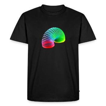 Slinky best - coloré - T-shirt Premium bio Homme - noir - Devant - Nico (187cm)