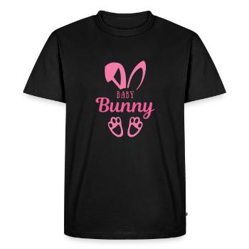 Baby Rabbit - Men's Premium Organic T-Shirt - black - Front - Nico (187cm)