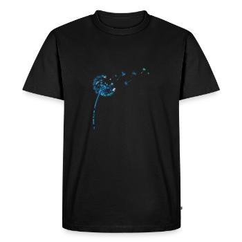 Pissenlit - T-shirt Premium bio Homme - noir - Devant - Nico (187cm)