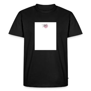 Pastel Floral Design - T-shirt Premium bio Homme - noir - Devant - Nico (187cm)