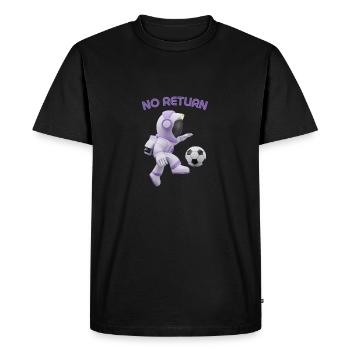 Pas de retour - T-shirt Premium bio Homme - noir - Devant - Nico (187cm)