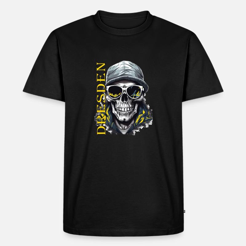 Dresden Design Dresdner Ultras - Männer Premium Bio T-Shirt - Schwarz