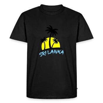 Sri Lanka - T-shirt Premium bio Homme - noir - Devant - Nico (187cm)