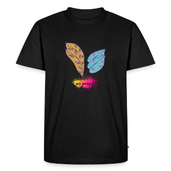 Love yourself - T-shirt Premium bio Homme - noir - Devant - Nico (187cm)