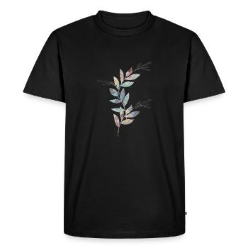 Plante Colossale - T-shirt Premium bio Homme - noir - Devant - Nico (187cm)
