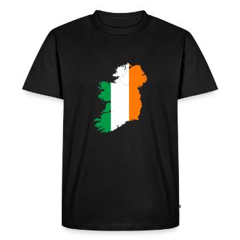 Irlande - T-shirt Premium bio Homme - noir - Devant - Nico (187cm)