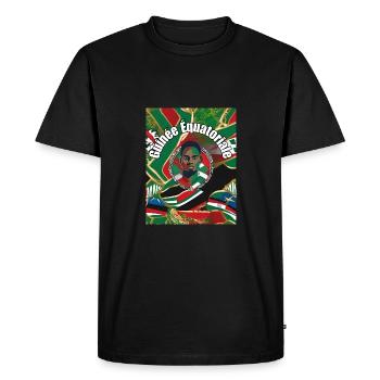 Pride of the Nzalang - Men's Premium Organic T-Shirt - black - Front - Nico (187cm)