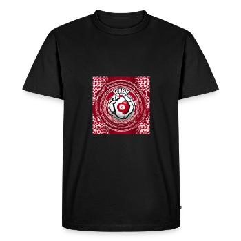 Les Aigles fiers - T-shirt Premium bio Homme - noir - Devant - Nico (187cm)