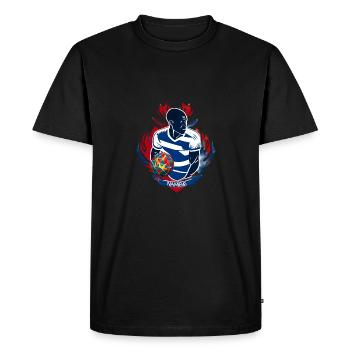 Les Brave Warriors - T-shirt Premium bio Homme - noir - Devant - Nico (187cm)