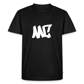 MC - Hip Hop, Rap, Graffiti - T-shirt Premium bio Homme - noir - Devant - Nico (187cm)