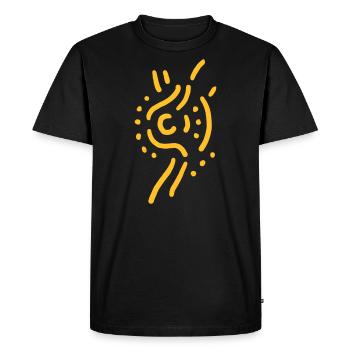 Symbole viking VECTOR - T-shirt Premium bio Homme - noir - Devant - Nico (187cm)