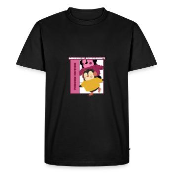 Official Sleep Shirt Penguin Pajamas - Men's Premium Organic T-Shirt - black - Front - Nico (187cm)
