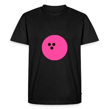 Boule de bowling, Bowling - T-shirt Premium bio Homme - noir - Devant - Nico (187cm)