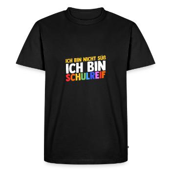 Daycare Leavers School Enrollment Schoolchild - Men's Premium Organic T-Shirt - black - Front - Nico (187cm)