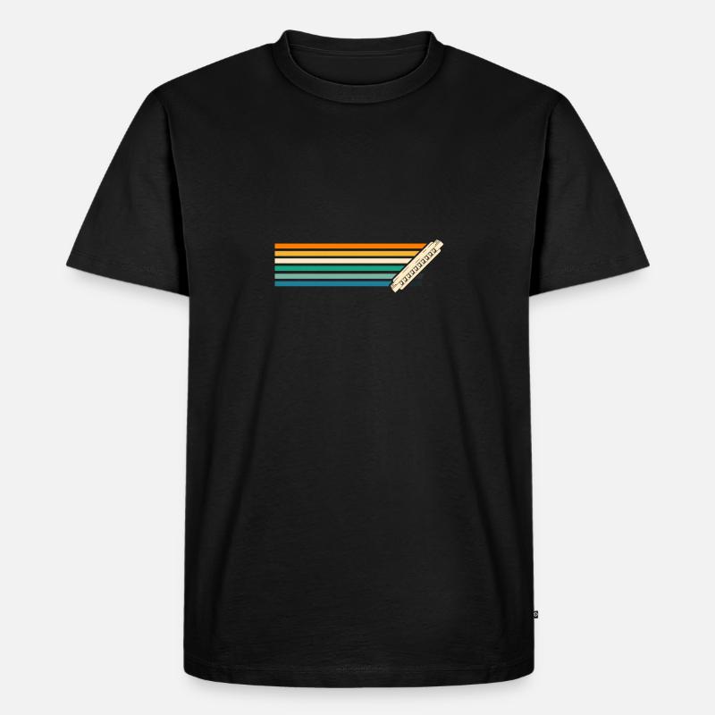 Harmonica Harmonica - Men's Premium Organic T-Shirt - black