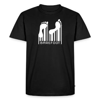 Code bar à barres bar à barres - T-shirt Premium bio Homme - noir - Devant - Nico (187cm)
