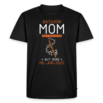 Conception bassoniste pour orchestre à vent - T-shirt Premium bio Homme - noir - Devant - Nico (187cm)