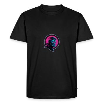 Seigneur des étoiles - T-shirt Premium bio Homme - noir - Devant - Nico (187cm)