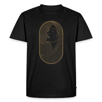 Beauty Artdeco Digital Art Prints - Objets de collection - T-shirt Premium bio Homme - noir - Devant - Nico (187cm)