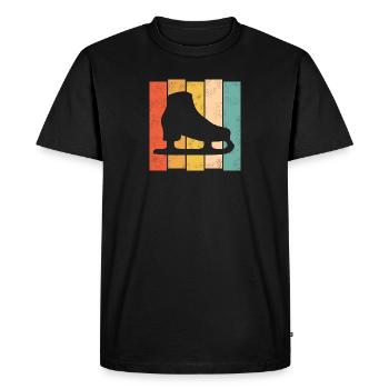 Patin - T-shirt Premium bio Homme - noir - Devant - Nico (187cm)