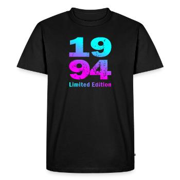 Birthday, born in 1994 limited edition - Men's Premium Organic T-Shirt - black - Front - Nico (187cm)