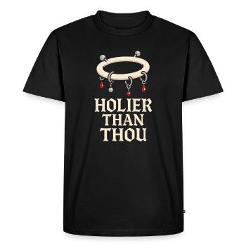 Piercing Addict Body Mod Enthusiast - T-shirt Premium bio Homme - noir - Devant - Nico (187cm)