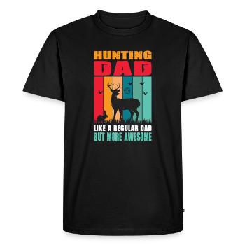 Hunter Gift Hunting Hunting Hunter Exam - Men's Premium Organic T-Shirt - black - Front - Nico (187cm)
