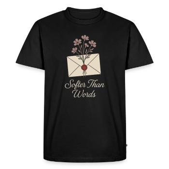 funérailles, fleuriste, arrangement commémoratif, sympathie - T-shirt Premium bio Homme - noir - Devant - Nico (187cm)