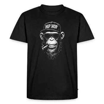 Lunettes de soleil Hip Hop Chimp Cap - T-shirt Premium bio Homme - noir - Devant - Nico (187cm)