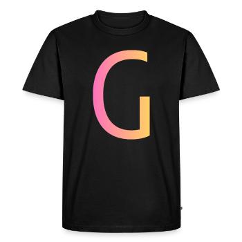 g - T-shirt Premium bio Homme - noir - Devant - Nico (187cm)