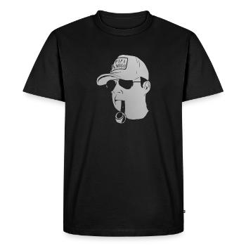 PIPA AMIGO simple - T-shirt Premium bio Homme - noir - Devant - Nico (187cm)