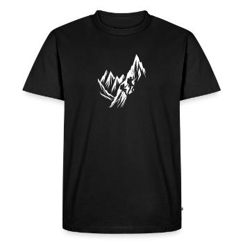 Équipe d'alpinistes - T-shirt Premium bio Homme - noir - Devant - Nico (187cm)