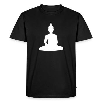 Bouddha - T-shirt Premium bio Homme - noir - Devant - Nico (187cm)