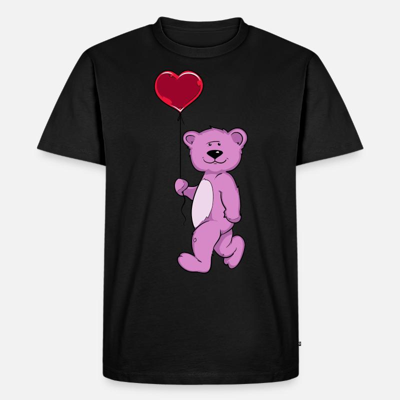 Liebe - Männer Premium Bio T-Shirt - Schwarz