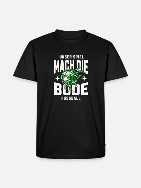 Toooooor!Bude gemacht! - Männer Premium Bio T-Shirt - Schwarz