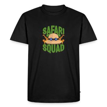 Safari Squad Africa Safari Holiday - Men's Premium Organic T-Shirt - black - Front - Nico (187cm)